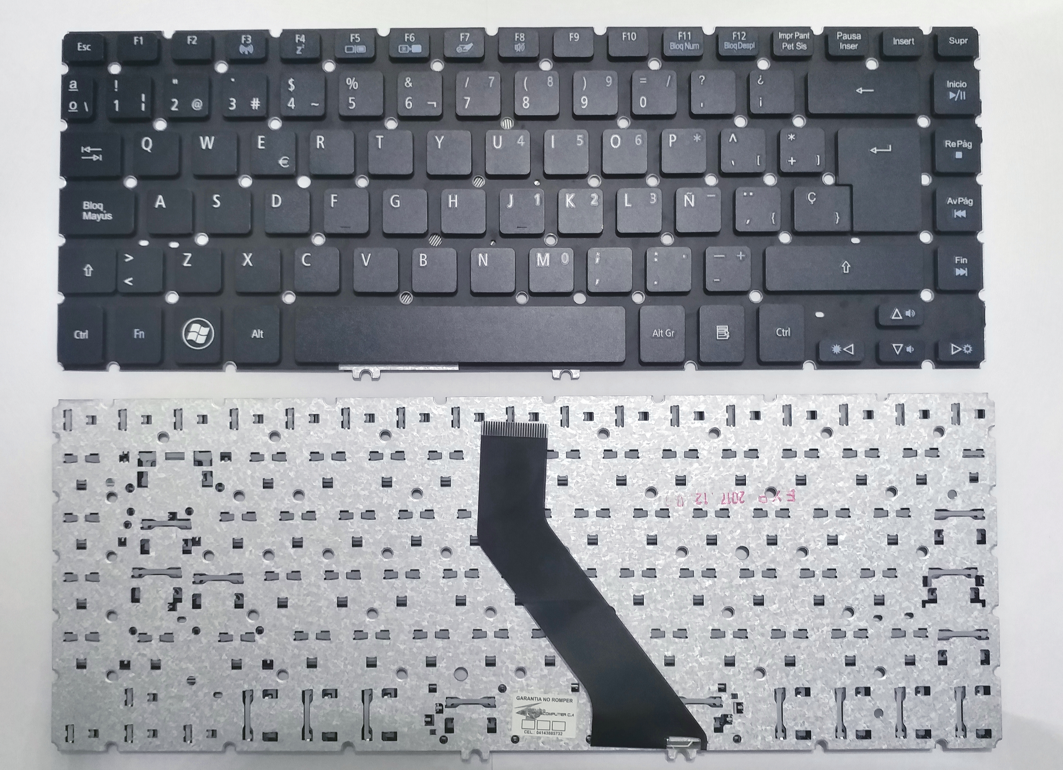 TECLADO PARA LAPTOP ACER M5-481 V5-471 V5-431 V5-472 V3-471 V5-14 - ESPAÑOL